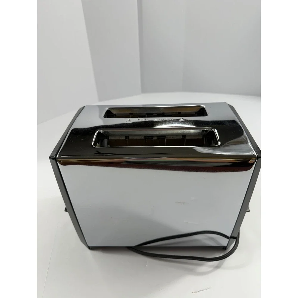 Vintage Proctor Silex T620B Chrome 2-Slice Toaster Made in USA Tested
